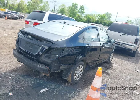 2012 Hyundai Accent Gls from USA, damaged, VIN KMHCT4AE3CU046923
